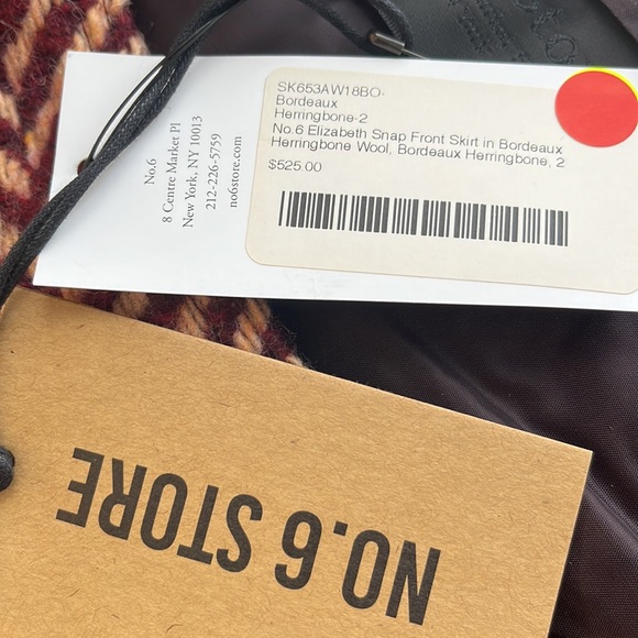 No. 6 Store Elizabeth Snap Skirt - Picture 5 of 5